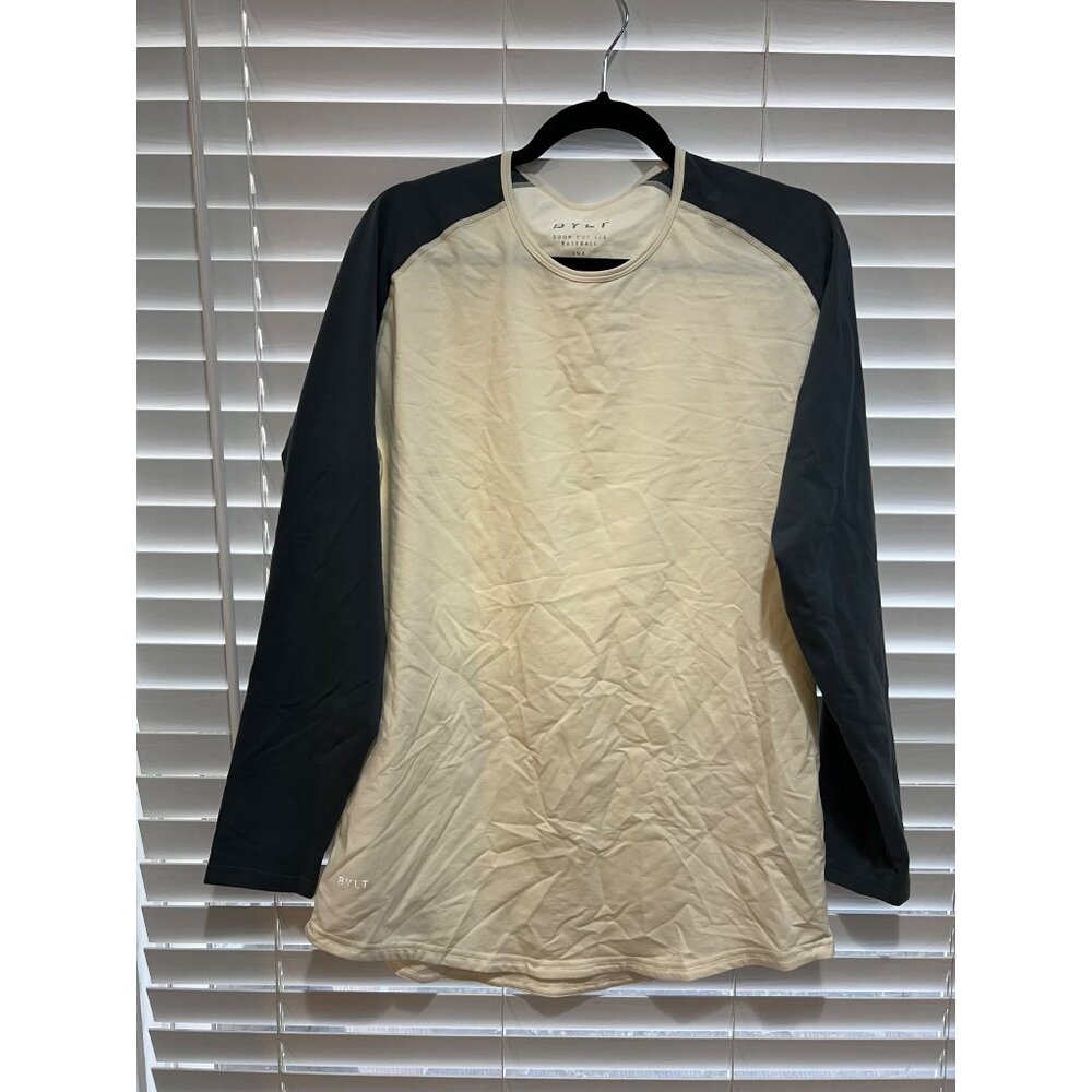 Bylt‎ Baseball Drop Cut Lux Long Sleeve T-Shirt - NWT Size L